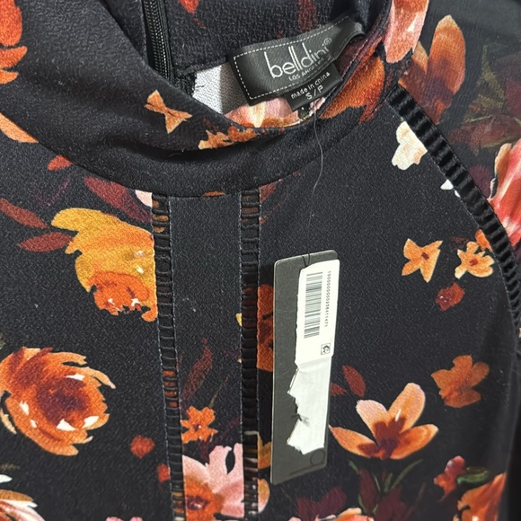 NWT Belldini Mock Neck Printed Dress - Picture 7 of 7